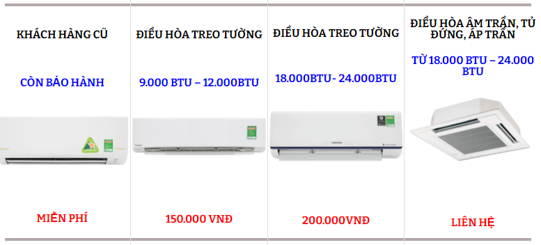 Sửa điều hoà Daikin giá rẻ, uy tín nhất hiện nay Báo giá sửa điều hòa Daikin