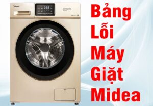 Mã lỗi máy giặt Midea