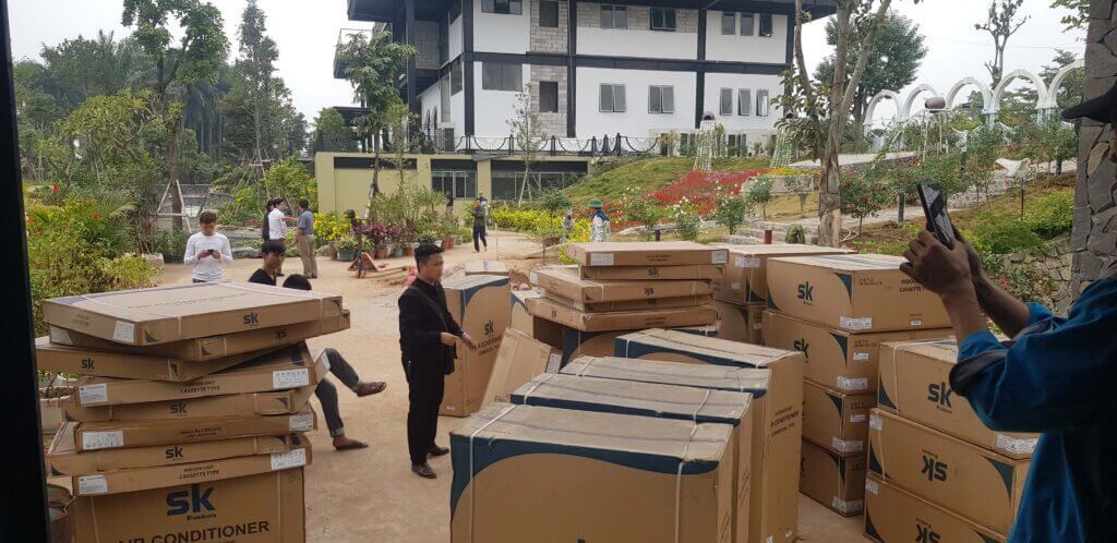 Thi công tháo lắp điều hòa tại các công trình