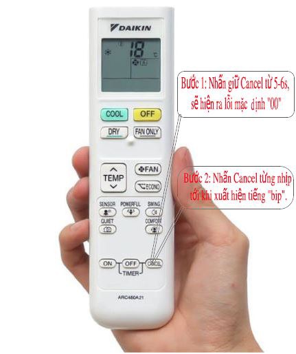 Bảng mã lỗi điều hòa Đaikin: Cách kiểm tra lỗi và khắc phục Cách kiểm tra mã lỗi điều hòa Daikin