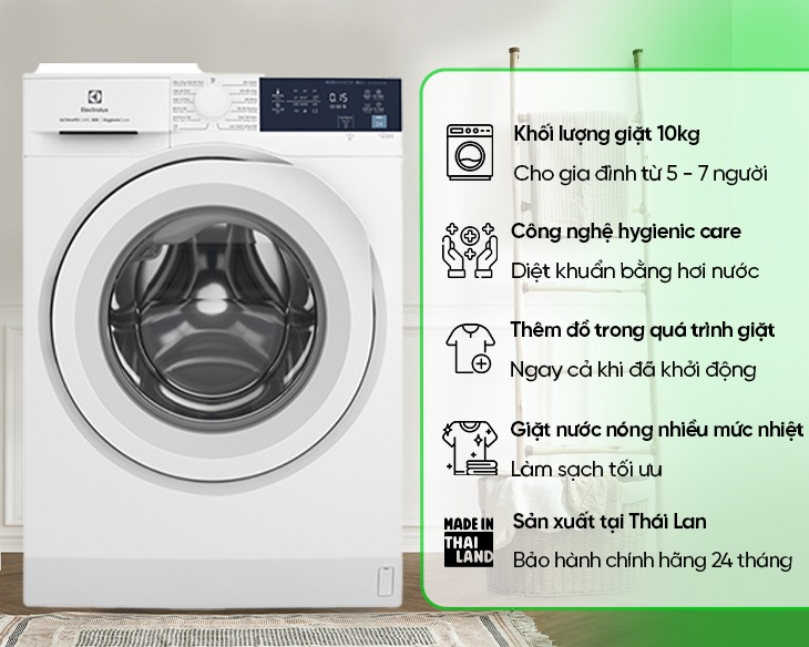 Đánh Giá Chi Tiết Máy Giặt Electrolux UltimateCare 300 – Lựa Chọn Hoàn Hảo Cho Gia Đình EWF1024D3WB 11
